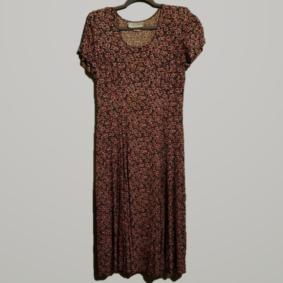 Rampage Dresses & Skirts - Vintage Rampage Floral Corset Tie Back Dress